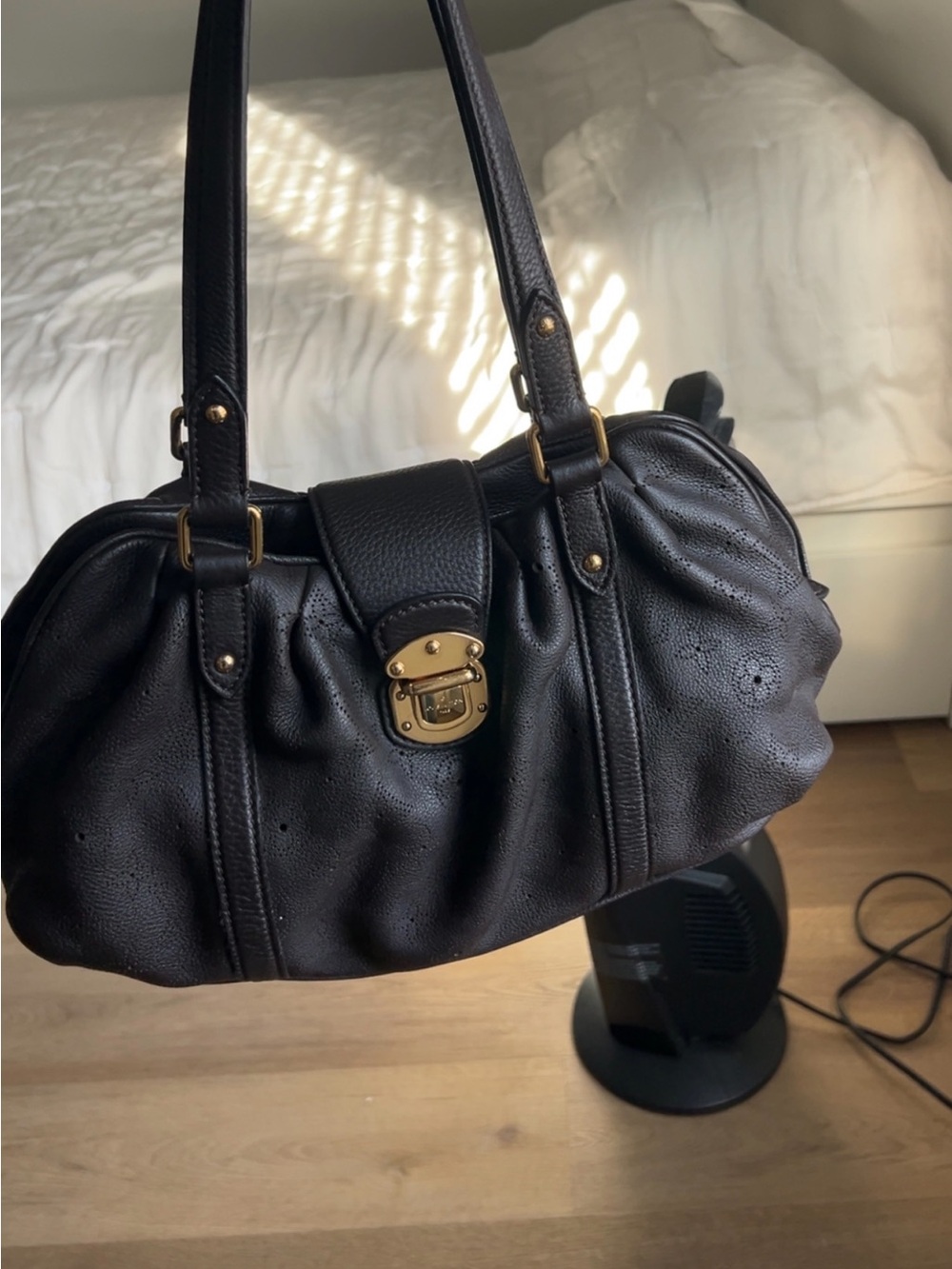 Louis Vuitton Mahina Monogram Shoulder Bag